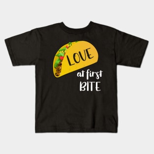 Love at First Bite Kids T-Shirt